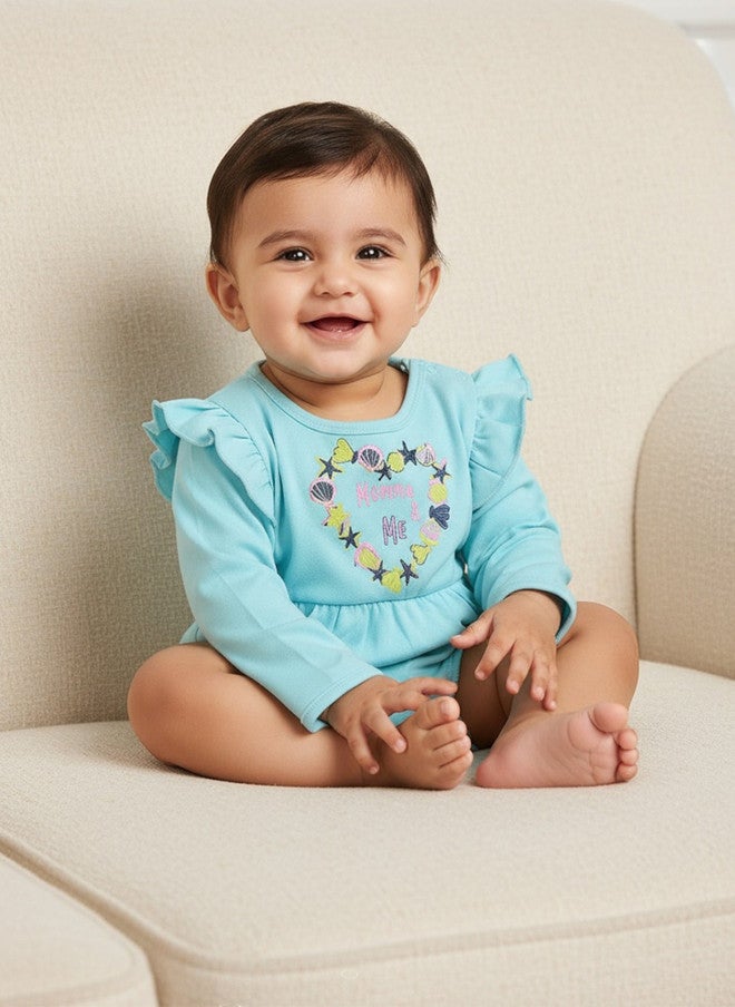 Bontots Infant Girls Organic Cotton Bodysuit - Image 1